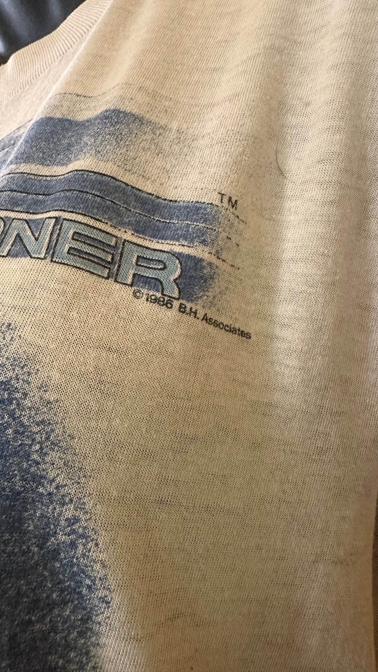 Vintage 1986 ZZ Top Afterburner Tour Tee S S