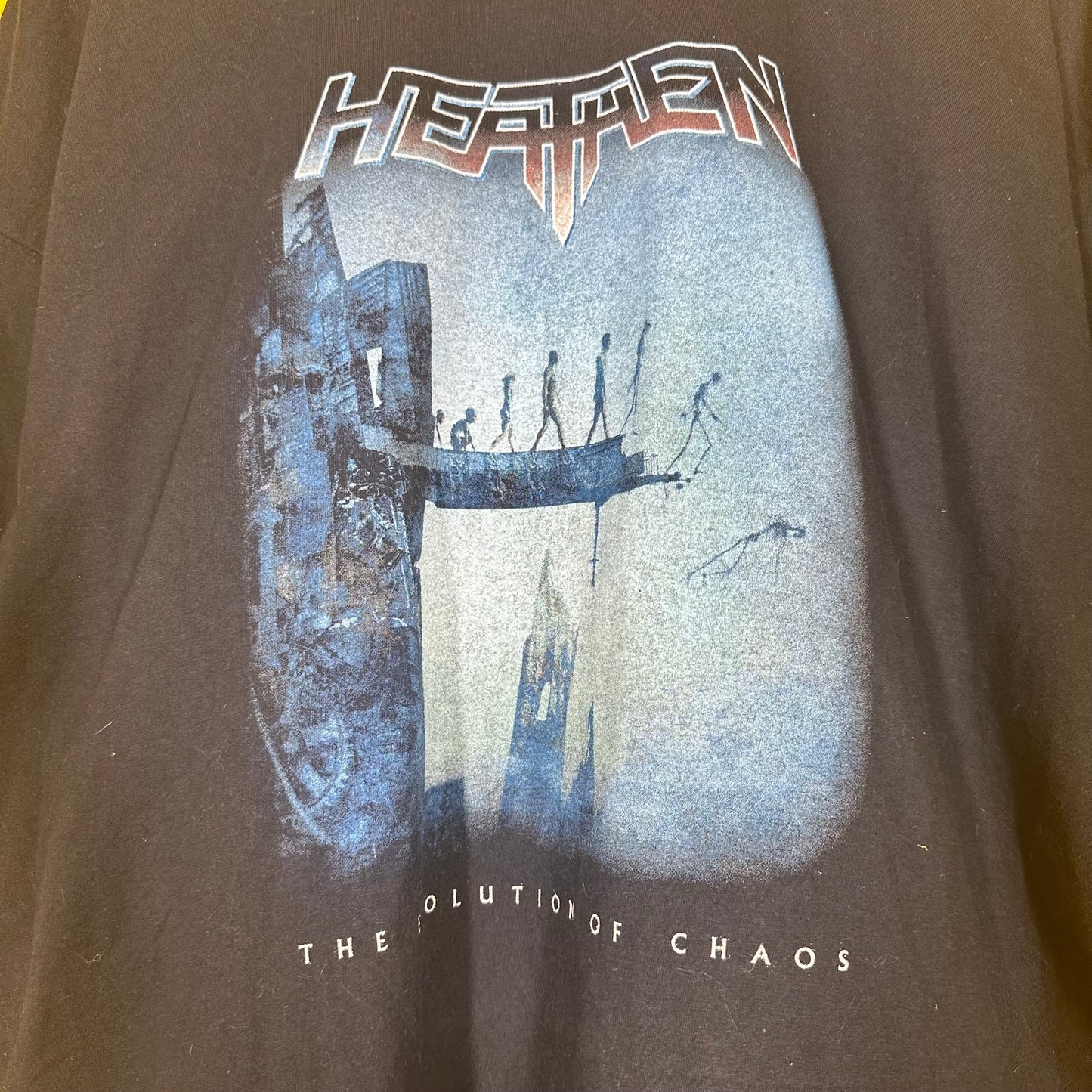 Vintage Heathen The Evolution of Choas Heavy Metal Tee XxL