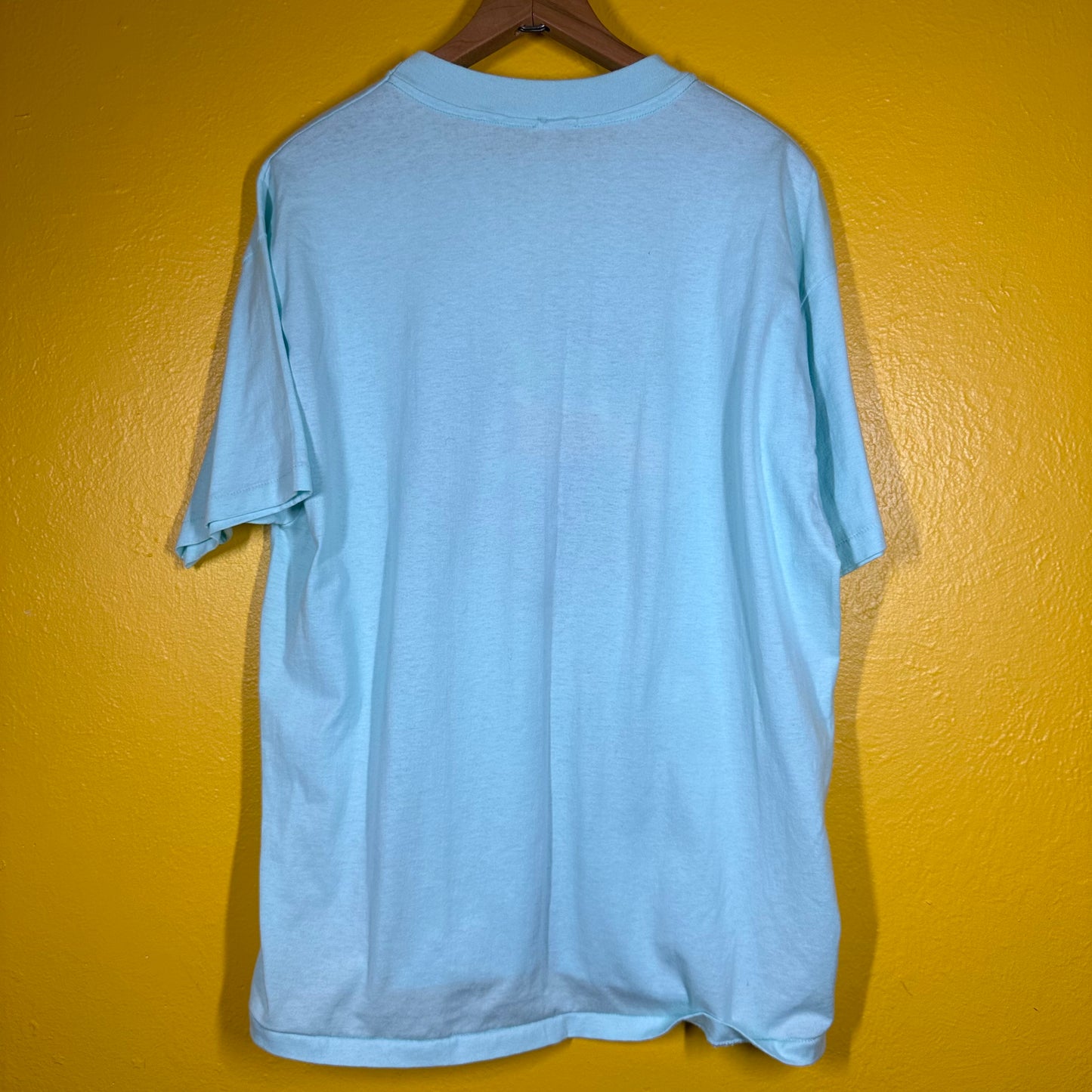 Vintage 1980s Train Tee Single Stitch Sz L