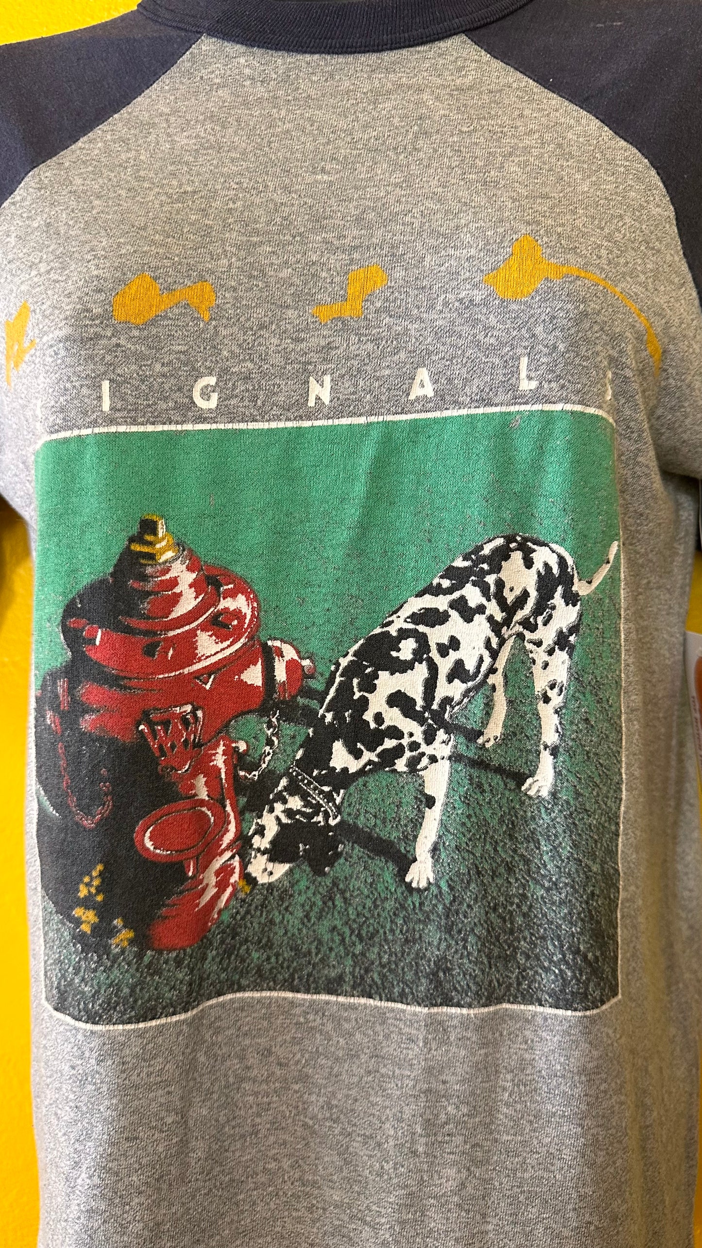 1982 Vintage Rush Signals Raglan Single Stitch S
