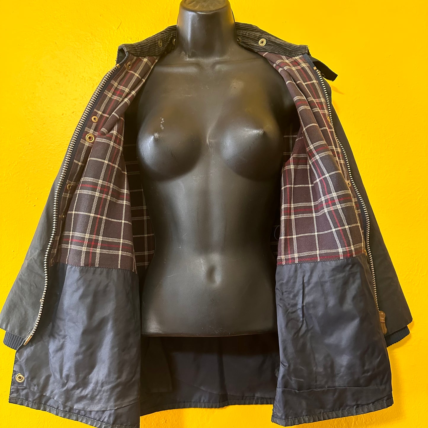 Youth Large Barbour Waxed Chore Jacket Coat
