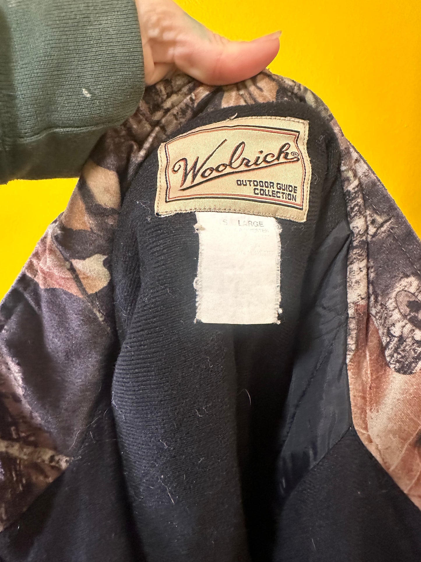 Vintage Woolrich Real Tree Mossy Oak Boxy Puffer L