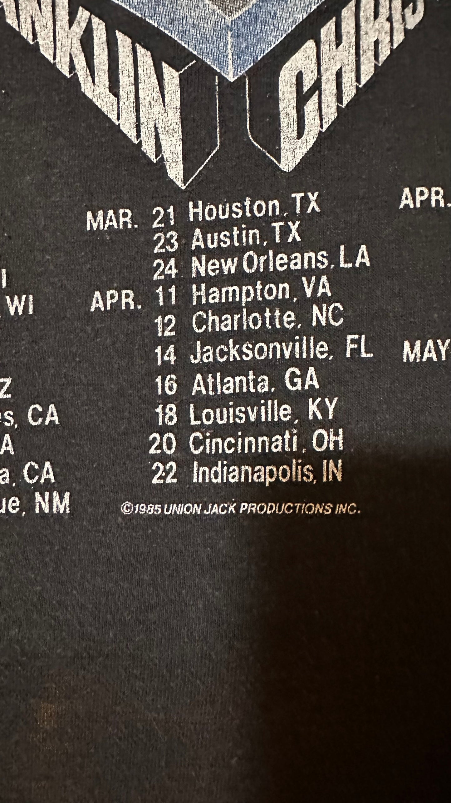 1985 Jimmy Page The Firm Tour Tee M