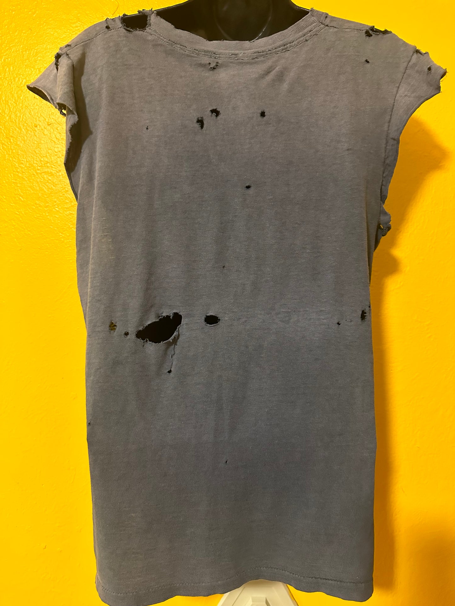 THRASHED 1980 Def Leppard Tee Vintage M
