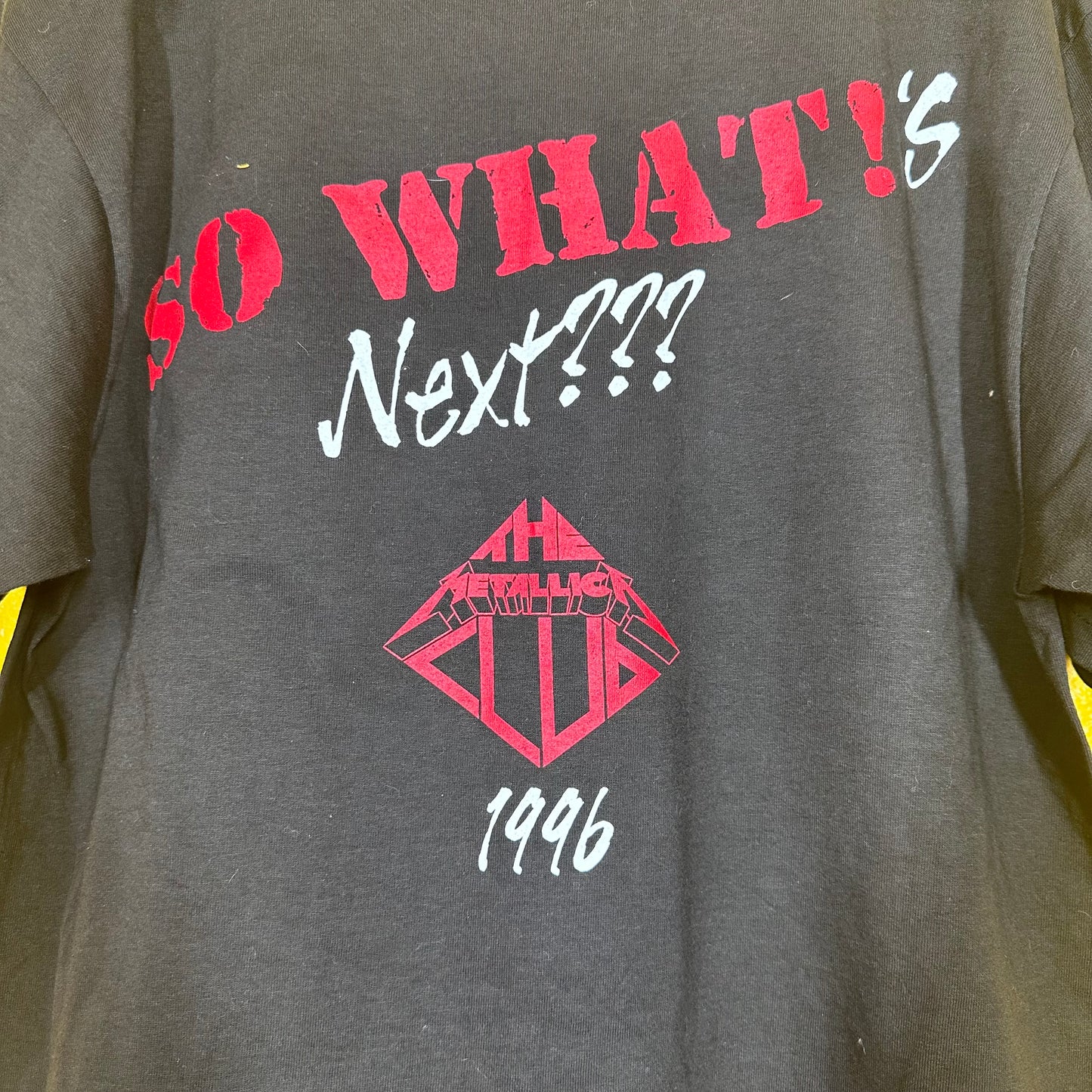 1996 Authentic Vintage Metallica Now What Tee Sz L