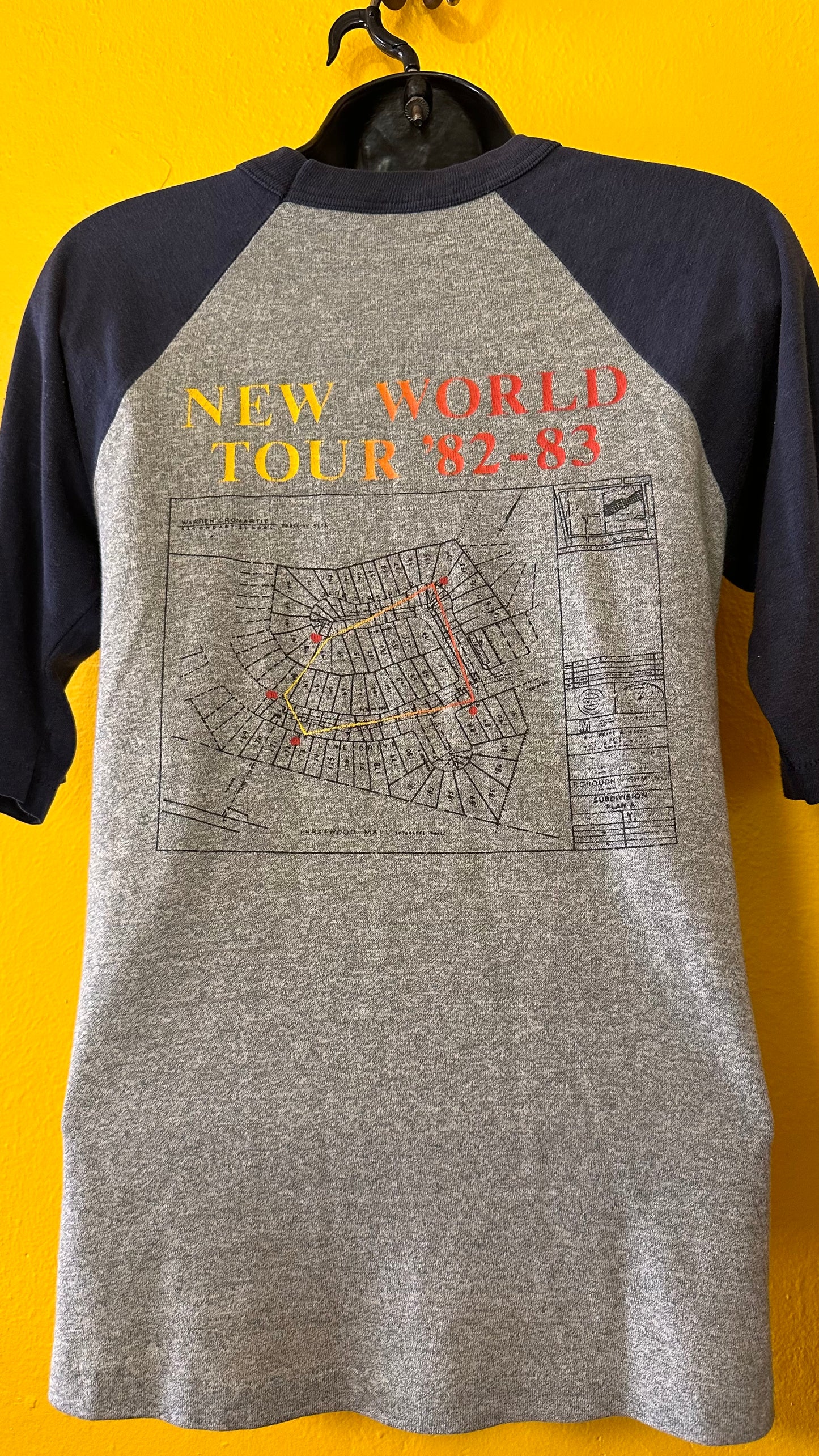 1982 Vintage Rush Signals Raglan Single Stitch S