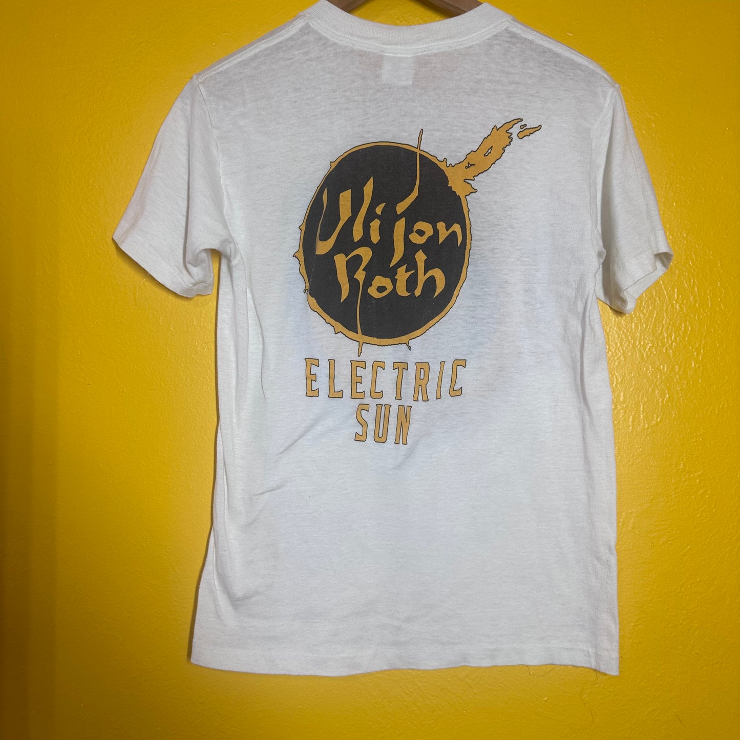 Vintage RARE 1980s Uli John Roth Electric Sun Tee Single Stitch Sz L