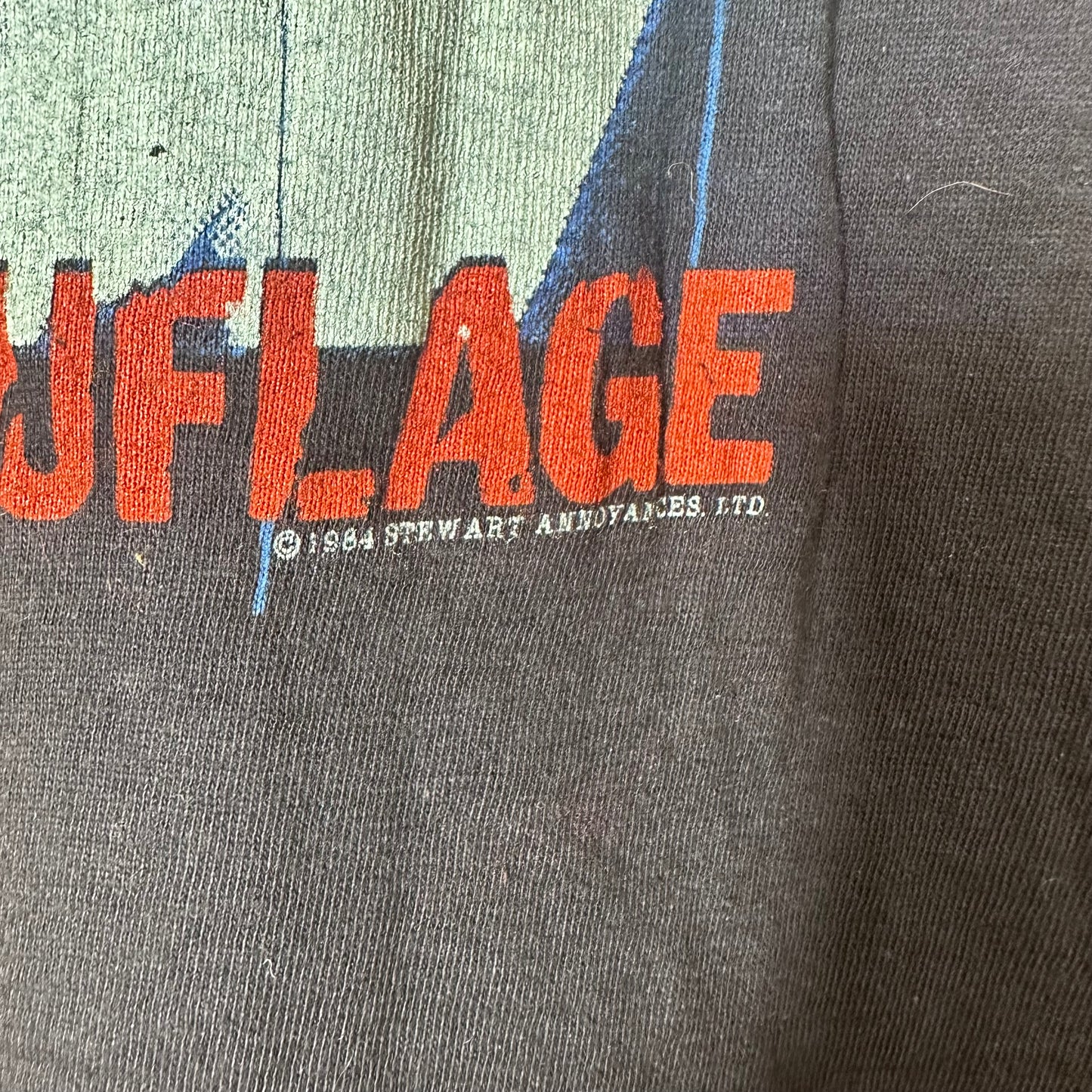Vintage 1984 Rod Stewart Single Stitch Tee Sz M
