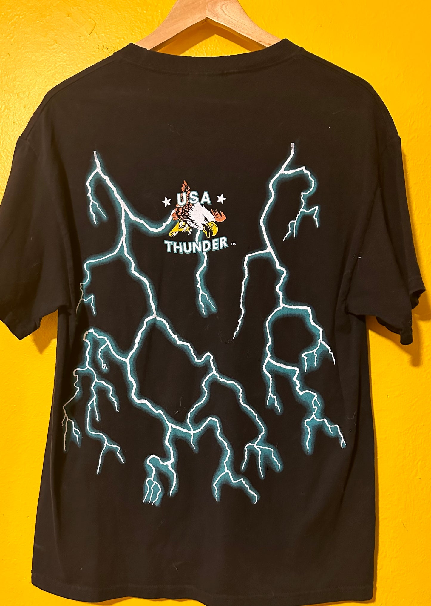 Vintage Lightning Dragon American Thunder Tee L