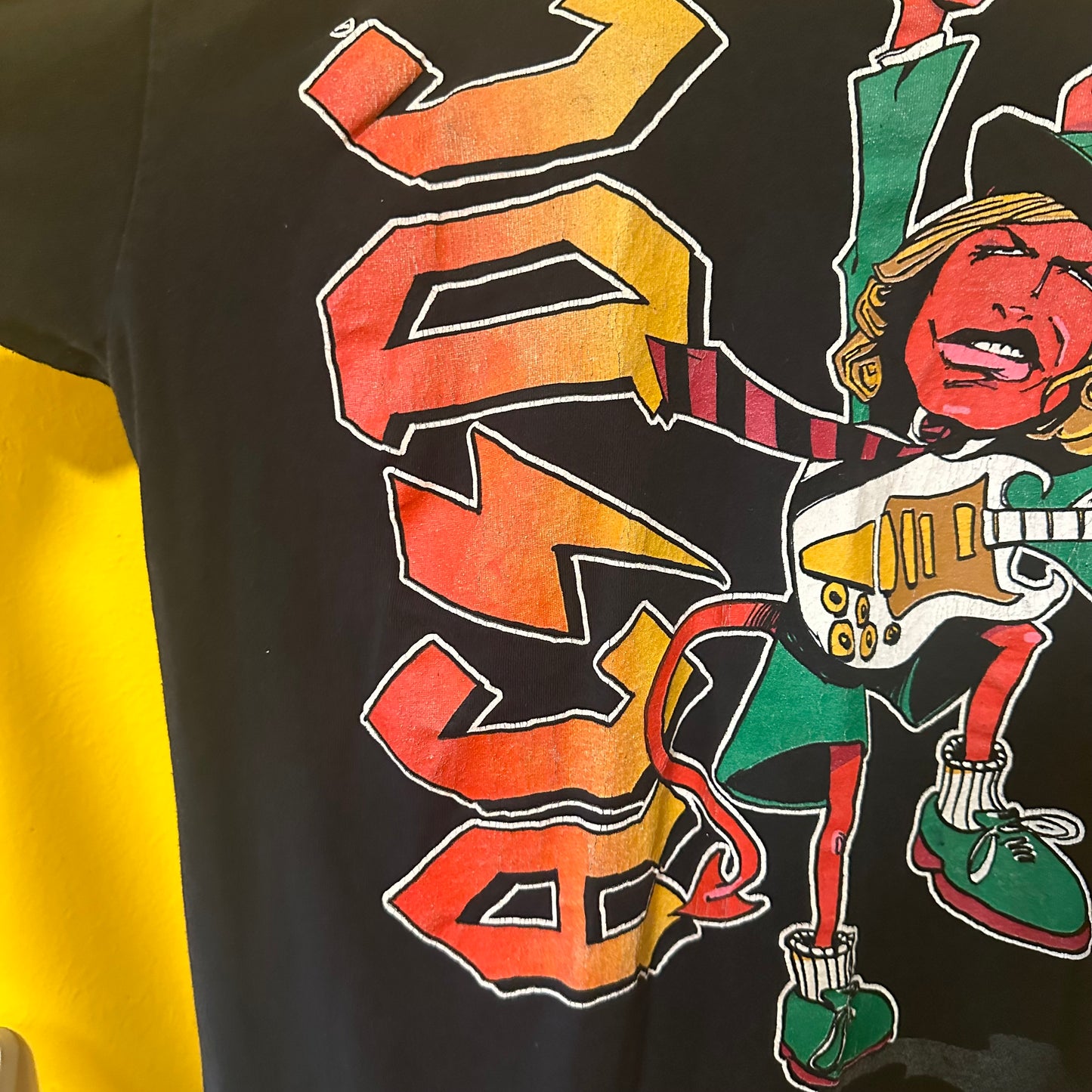 2000 AC/DC Cartoon Vintage Tee XL