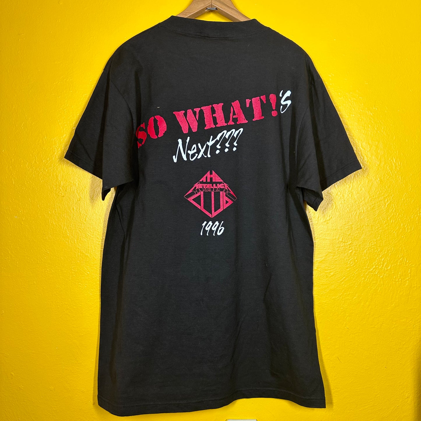 1996 Authentic Vintage Metallica Now What Tee Sz L