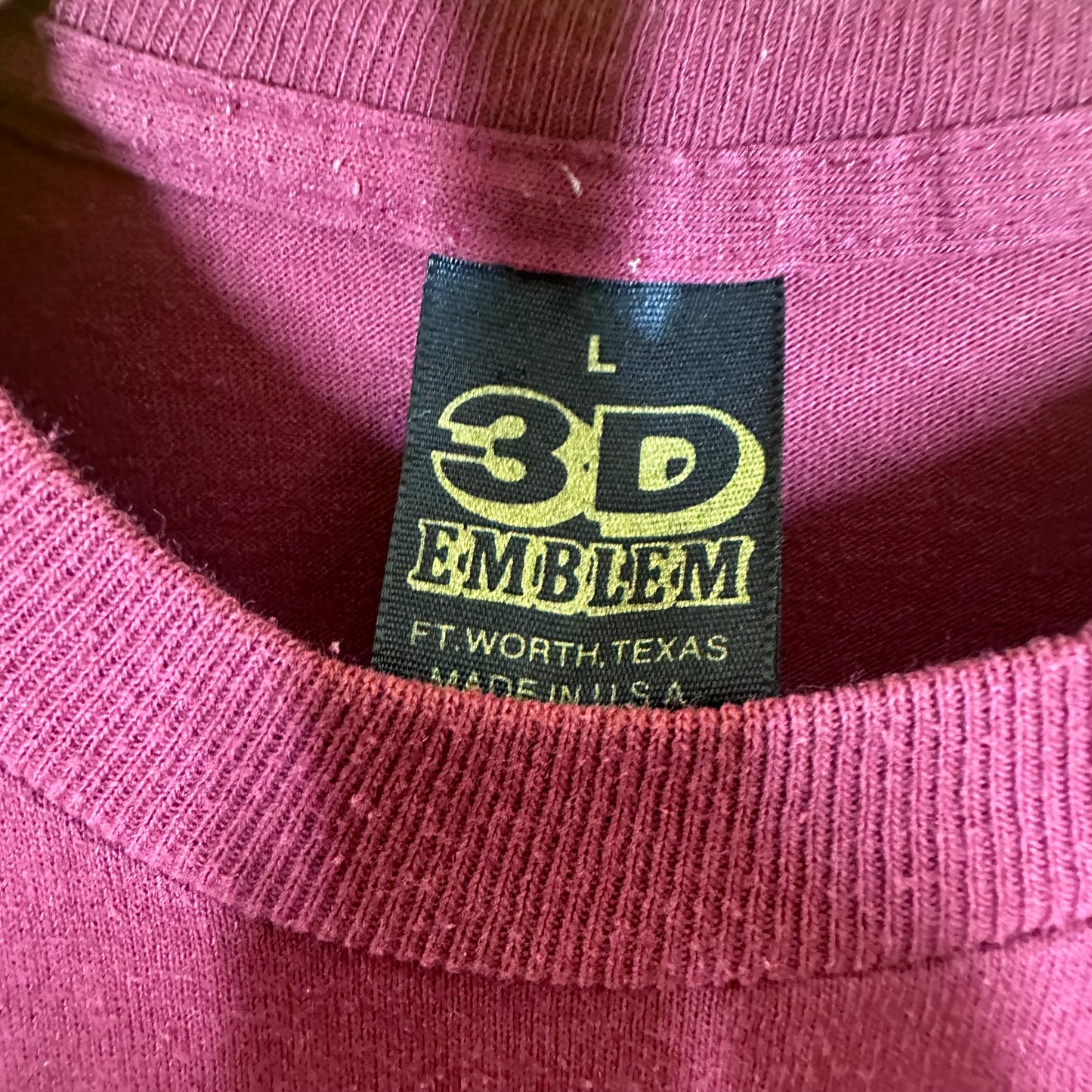 Vintage 3D Emblem Youth Chopper Tee 1995 Single Stitch Daytona Beach