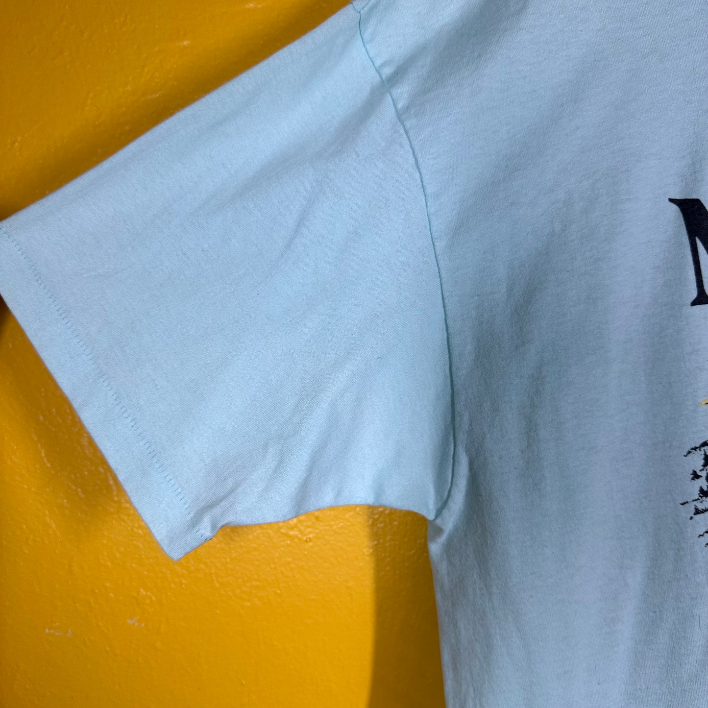 Vintage 1980s Train Tee Single Stitch Sz L