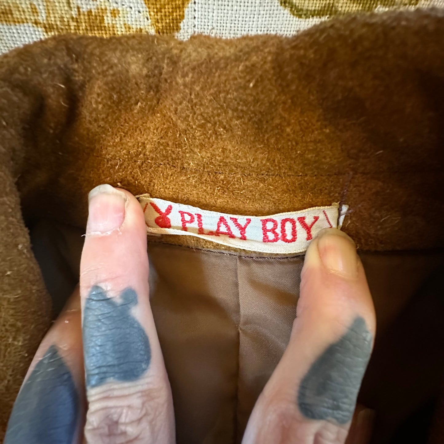 Vintage 1970s Suede Jacket By PLAYBOY