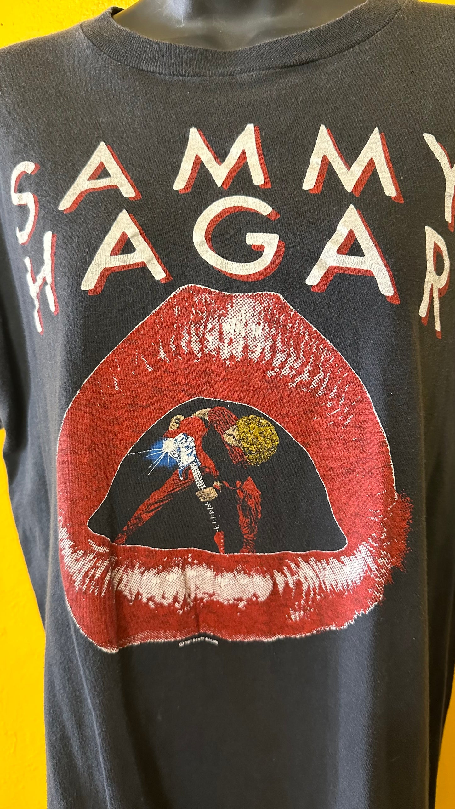 1983 Sammy Hagar The Red Rocker American Tour Tee Single Stitch M