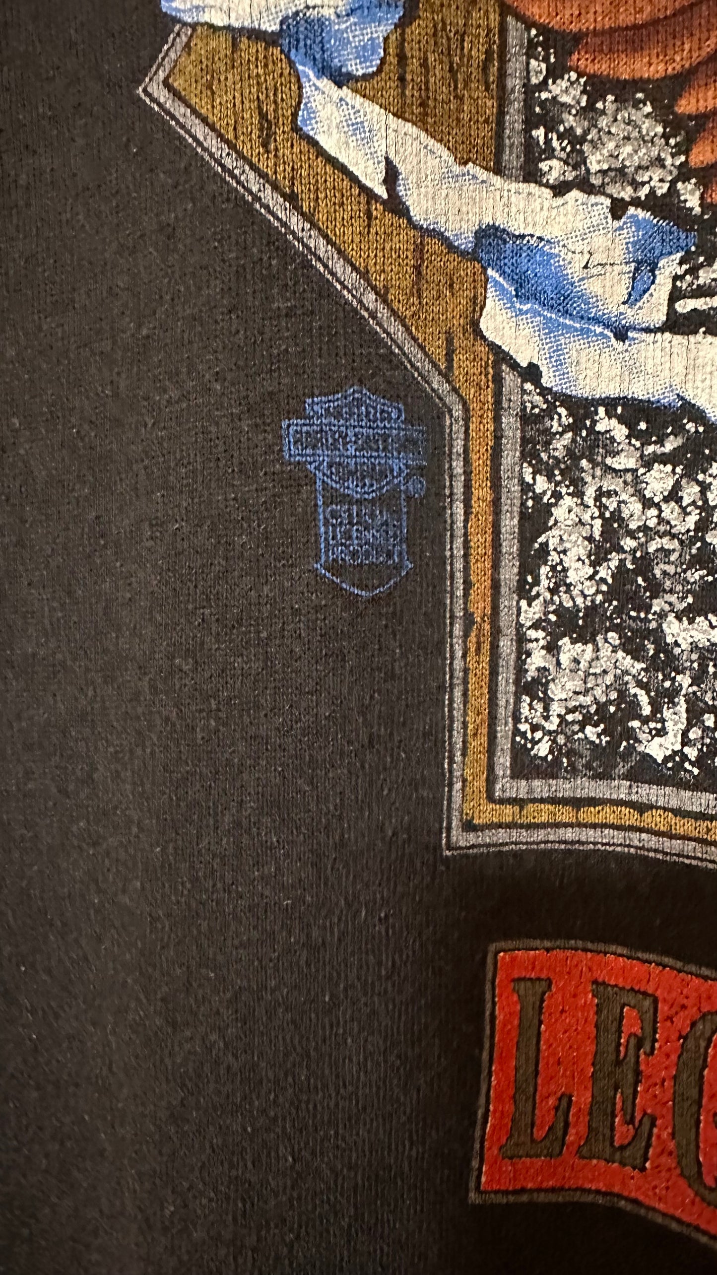 Vintage 1991 Harley Davidson Crewneck Sleeve Hit L