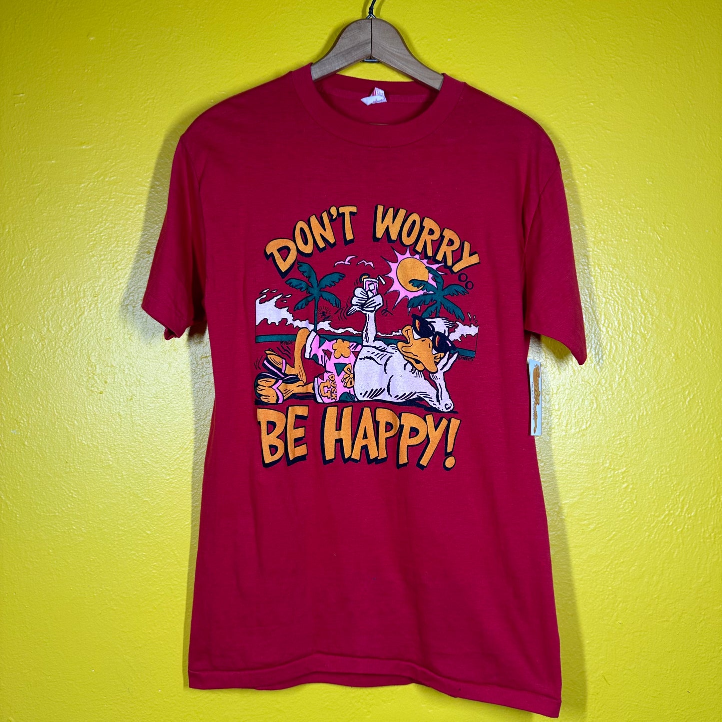 Vintage Duck You 1980s Single Stitch Tee Sz L
