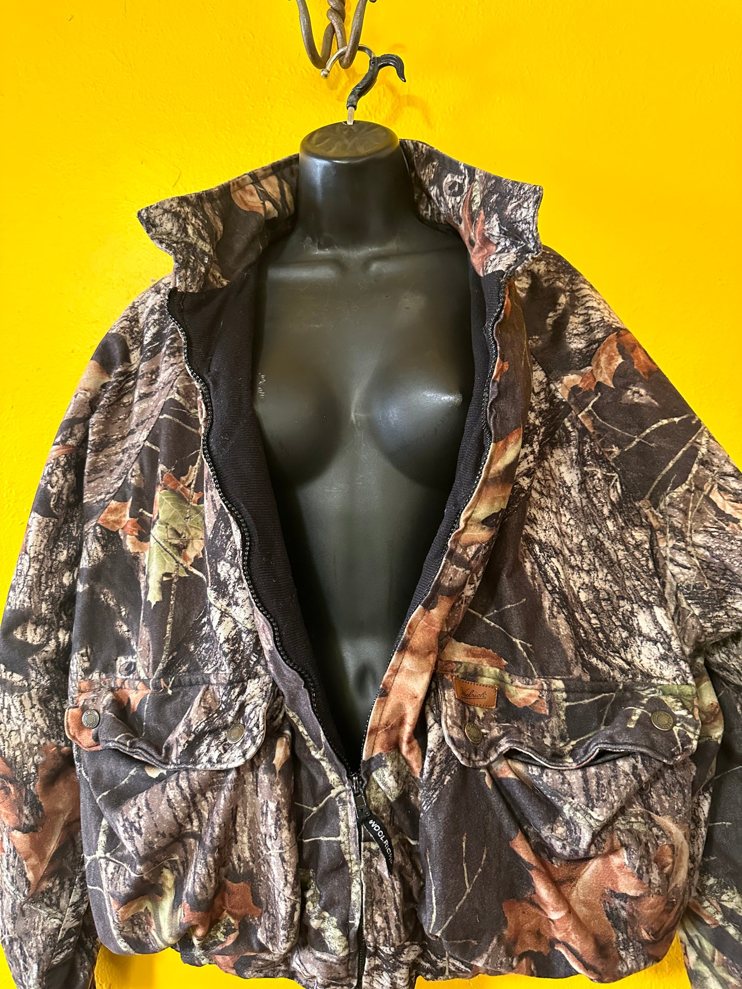 Vintage Woolrich Real Tree Mossy Oak Boxy Puffer L