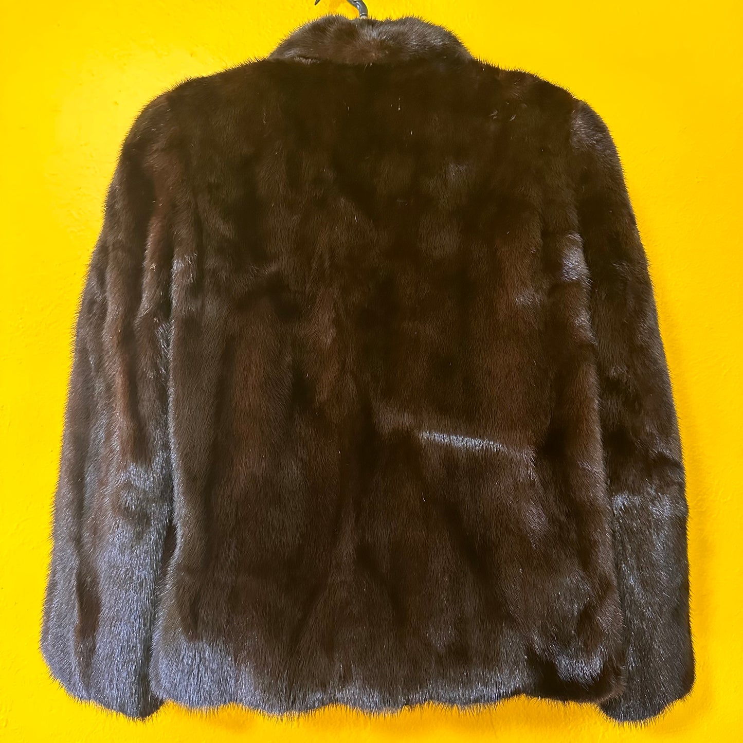 Vintage 1960s Mink Cropped Dress Jacket S