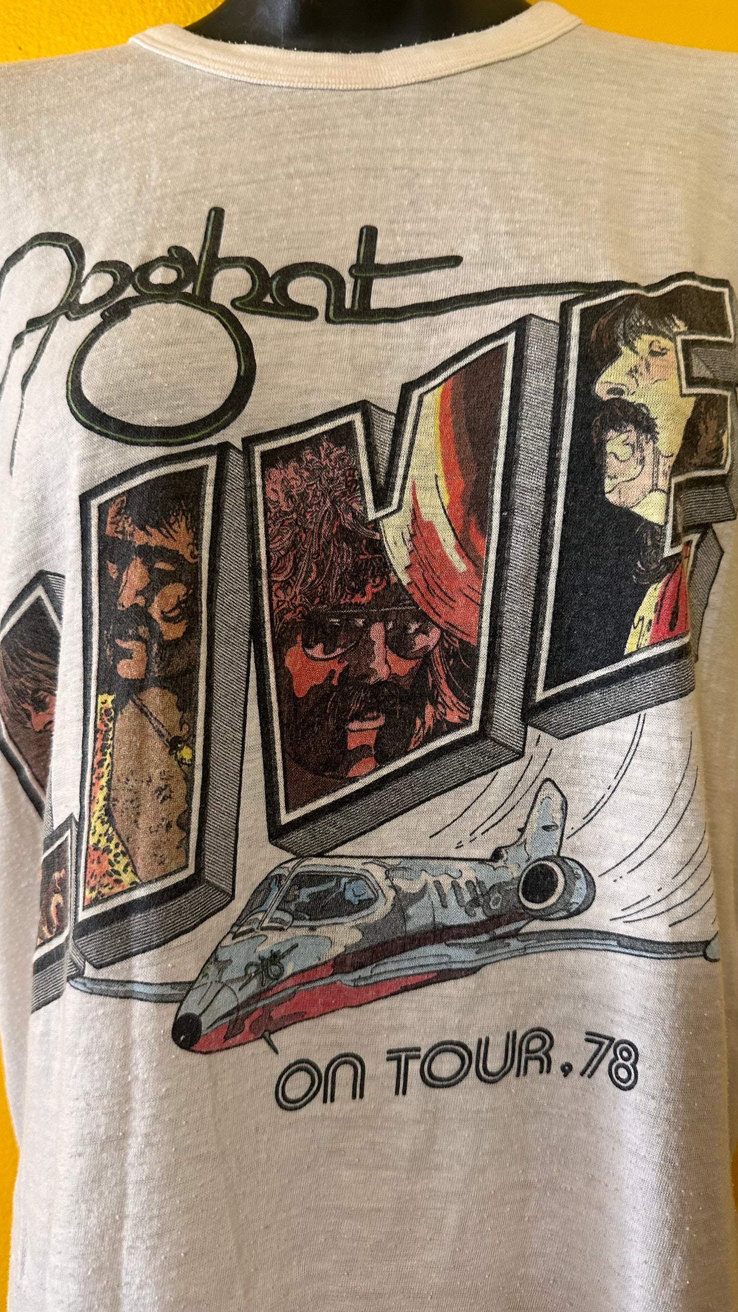 1977 Vintage Foghat 50/50 Tee S