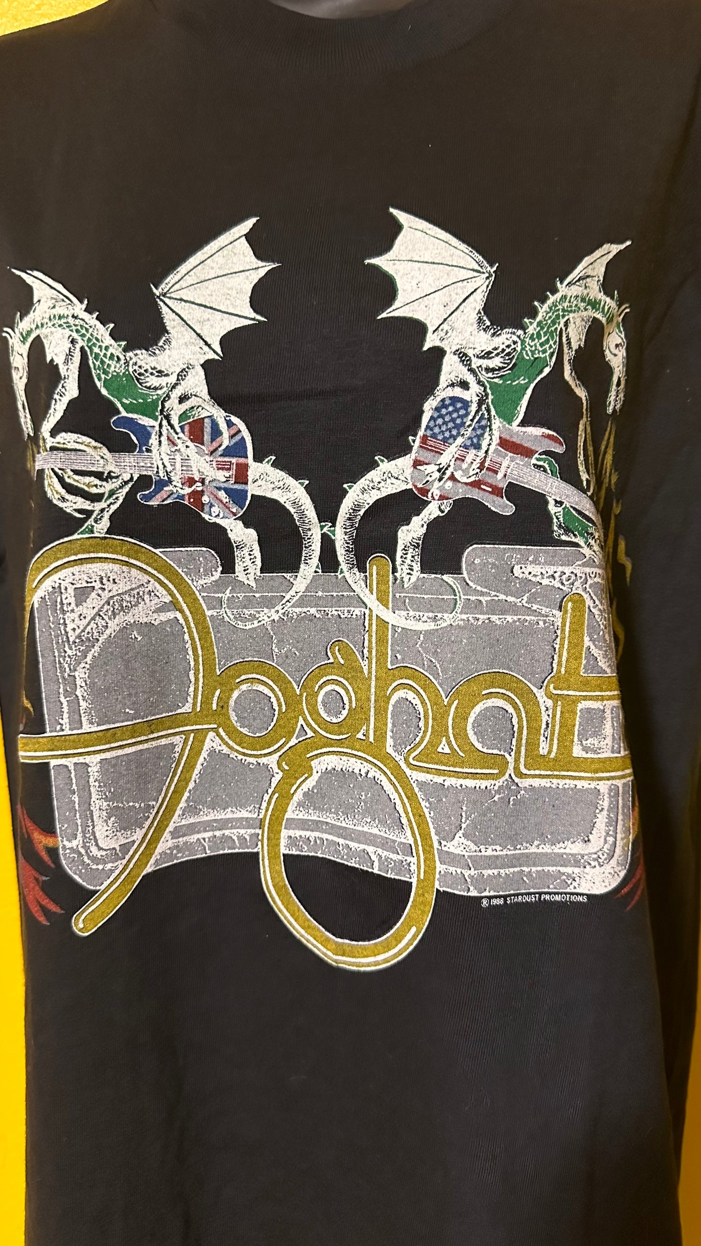 1988 Vintage Foghat Single Stitch Logo Tee M