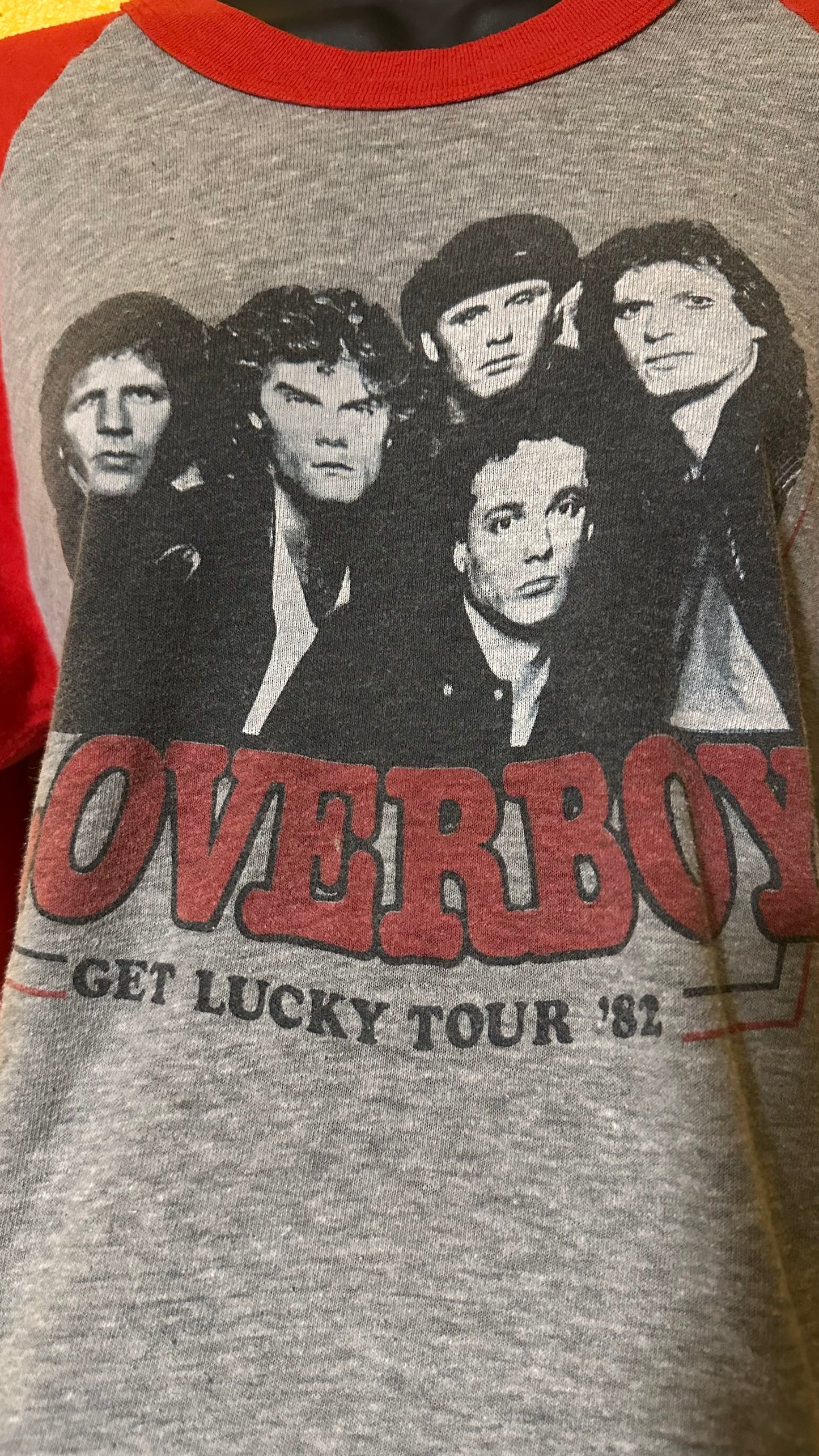 1982 Loverboy Tour Raglan Single Stitch M