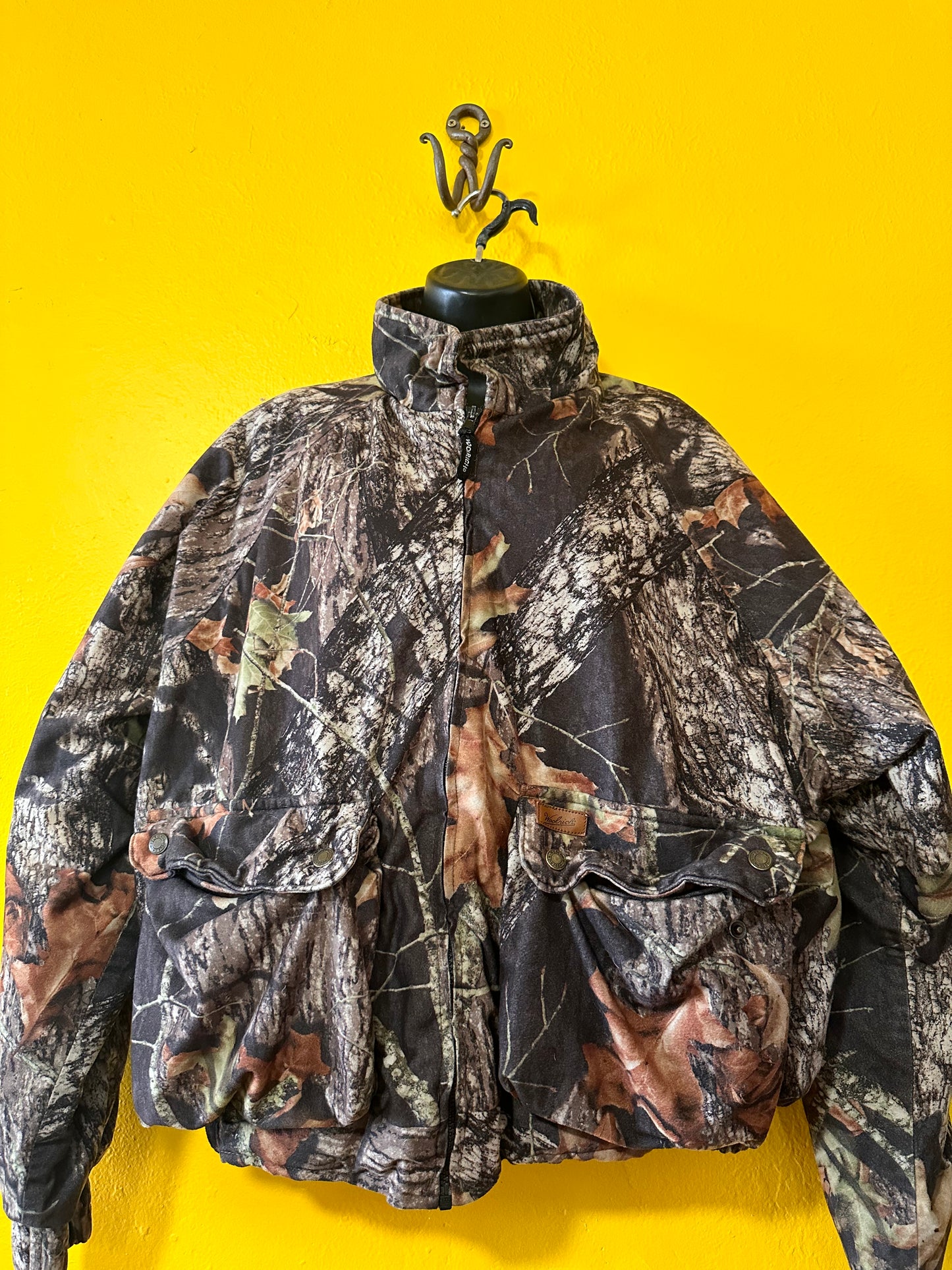 Vintage Woolrich Real Tree Mossy Oak Boxy Puffer L
