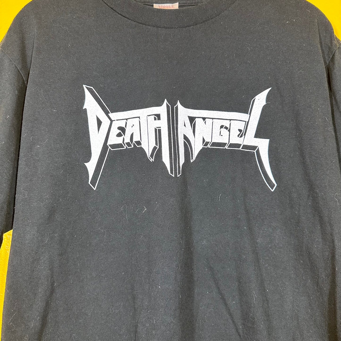 Vtg Death Angel 2001 Tour Tee Sz L Double Sided Metal Thrash T Shirt