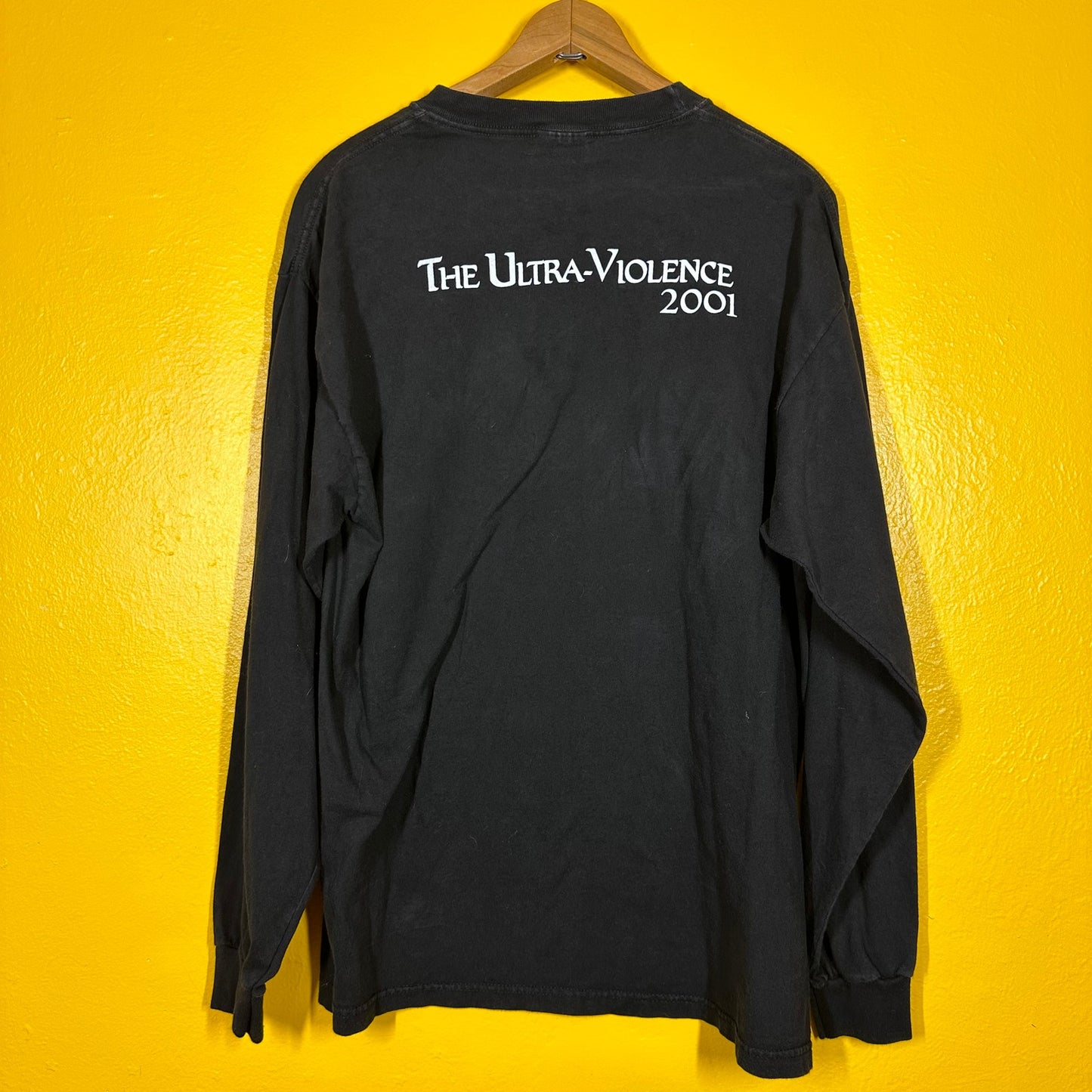 Vtg Death Angel Deadstock 2001 Tour Tee Longsleeve Back Hit Metal Thrash T Shirt
