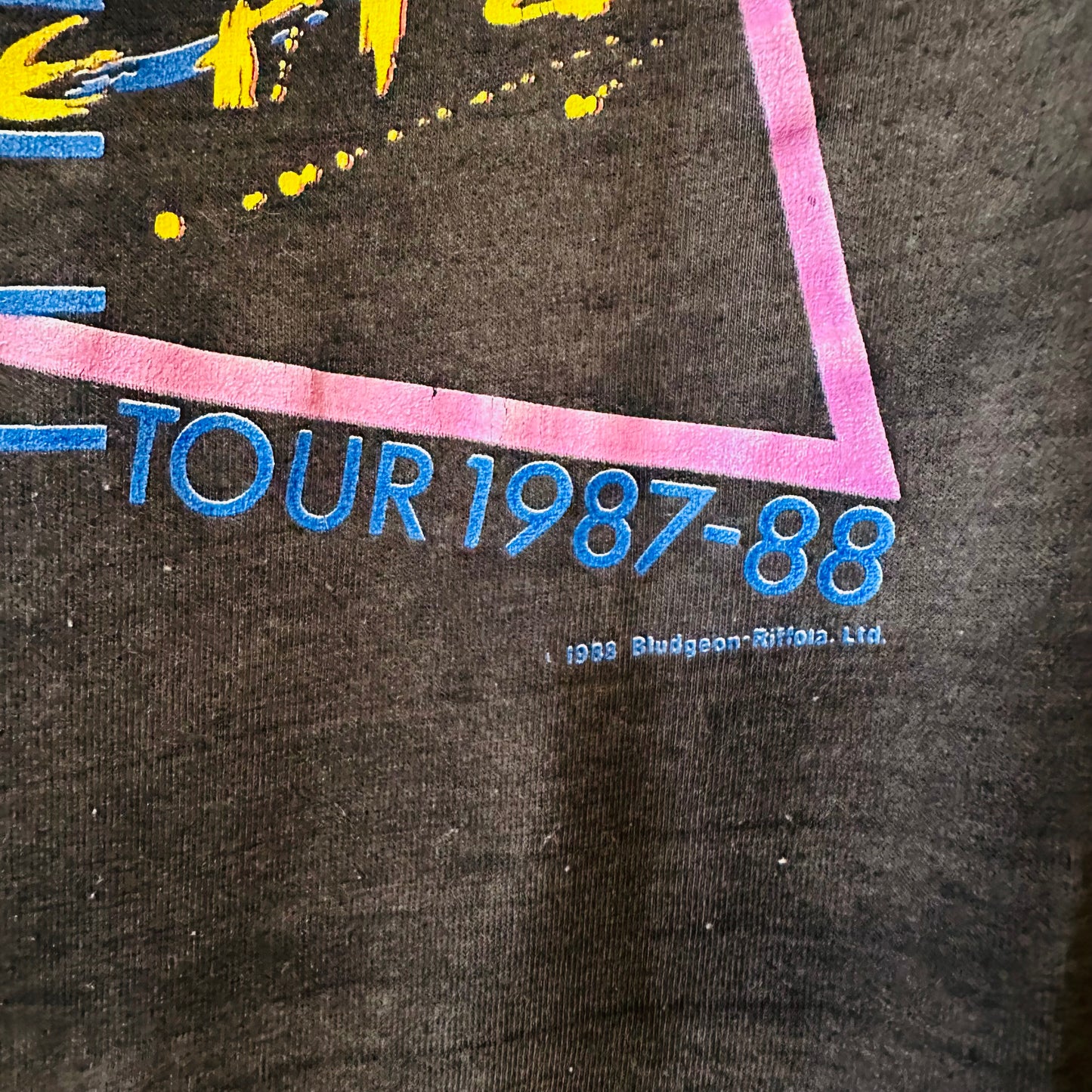 1987/88 Def Leppard Single Stitch Hysteria Tour Tee Sz M