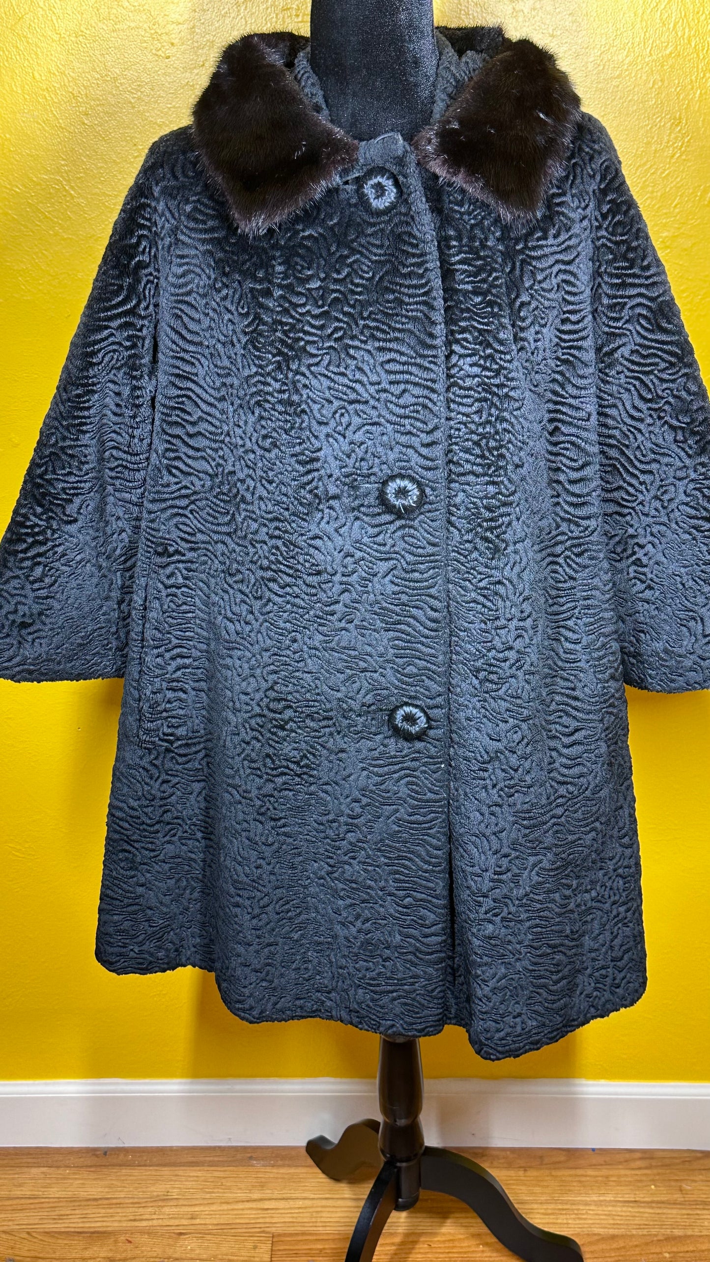 Vintage Mink Dress Coat