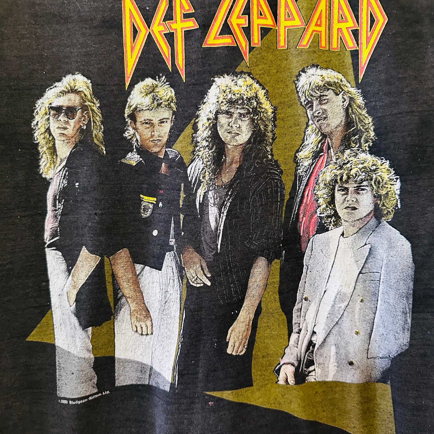 1987/88 Def Leppard Single Stitch Hysteria Tour Tee Sz M