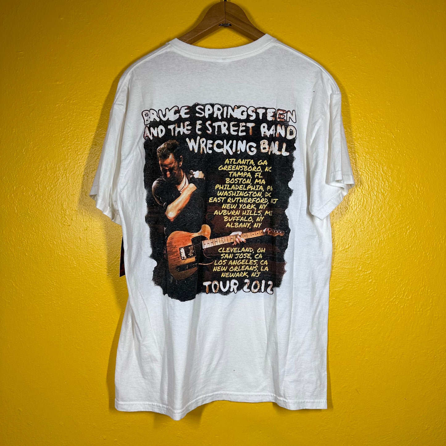 2012 Bruce Springsteen Tour Tee Sz L