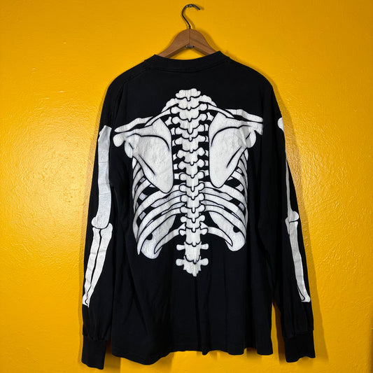 Vintage Misfits Bones Longsleeve Glow in the Dark Sz L