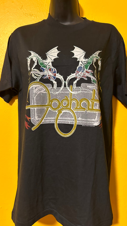 1988 Vintage Foghat Single Stitch Logo Tee M