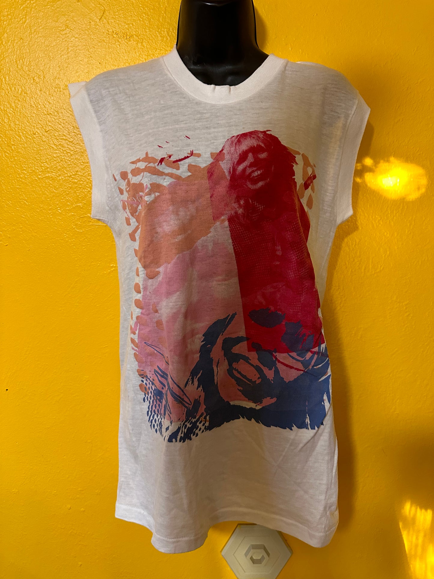 1983 Joni Mitchell Single Stitch Muscle Tee M