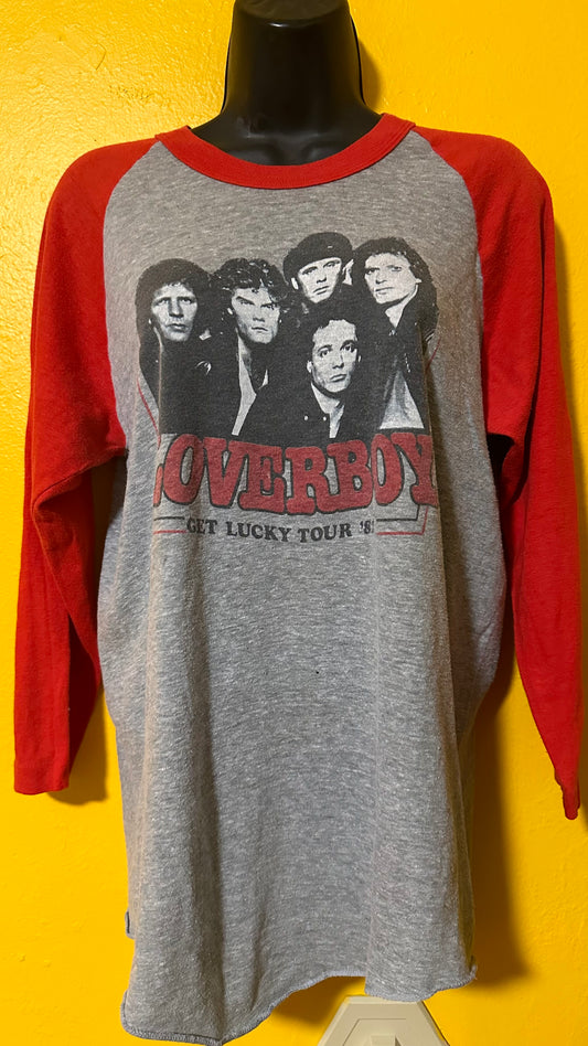 1982 Loverboy Tour Raglan Single Stitch M