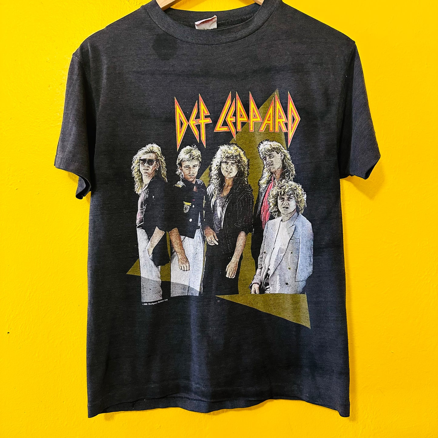 1987/88 Def Leppard Single Stitch Hysteria Tour Tee Sz M