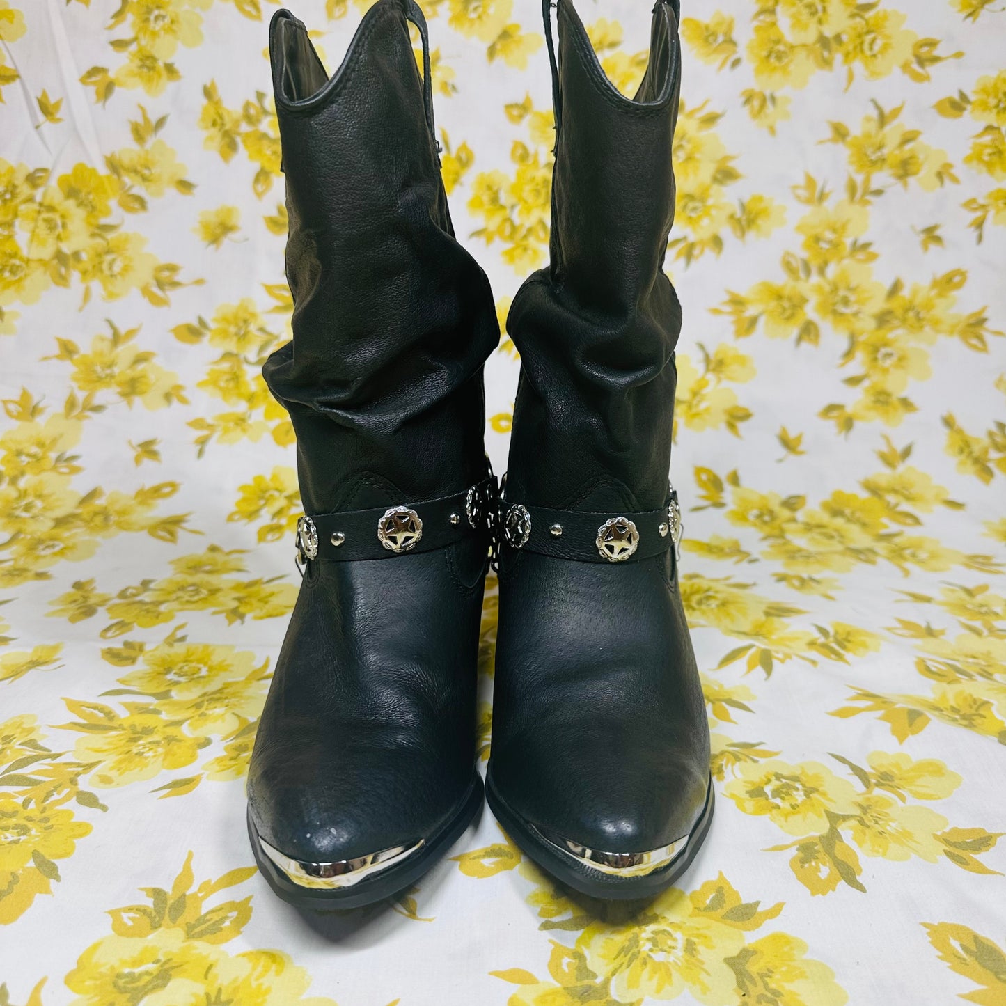 Vintage DEADSTOCK Dingo Slouch Cowgirl Boots Size 9