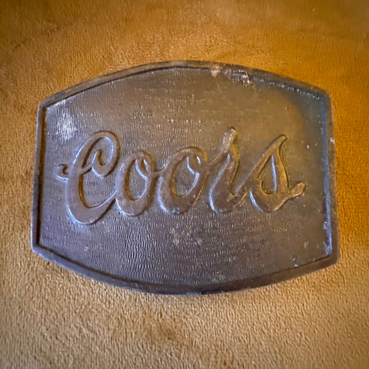 Vintage Coors Belt Buckle