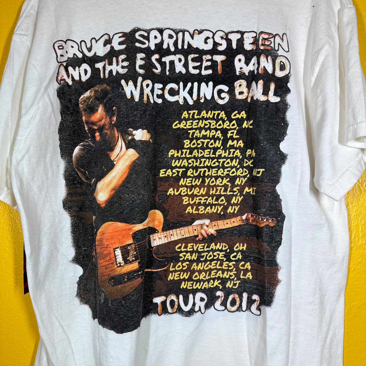 2012 Bruce Springsteen Tour Tee Sz L