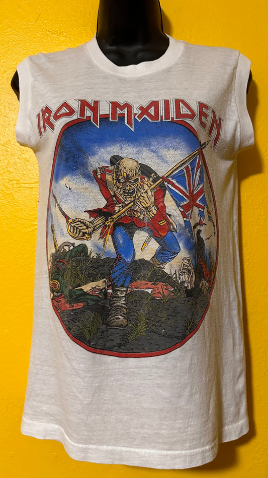 1983 Single Stitch Vintage Iron Maiden Tour Muscle Tee