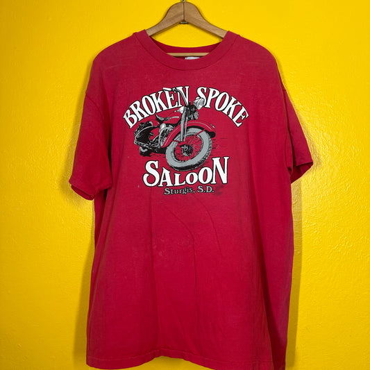 Vintage 1990s Broken Spoke Saloon Sturgis Tee XL