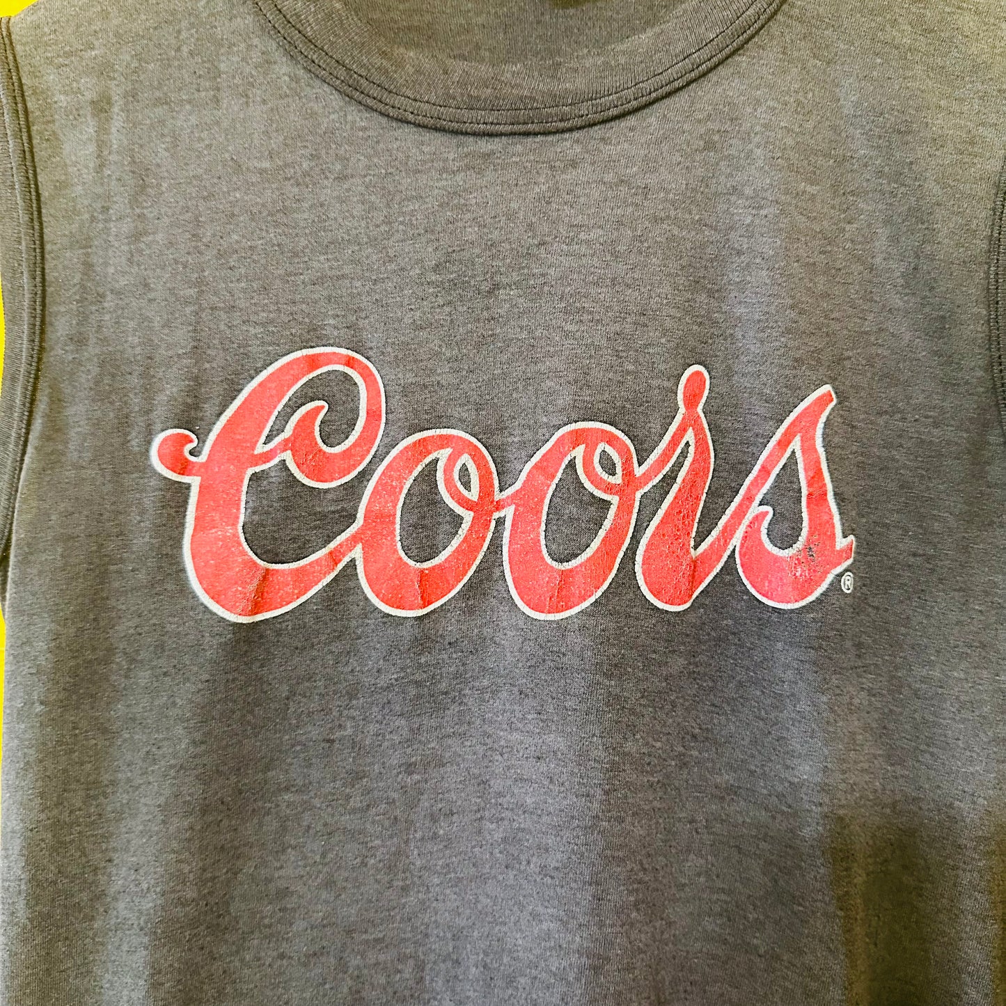 Vintage 1980s Coors Single Stitch Beer Tank Top Sz M