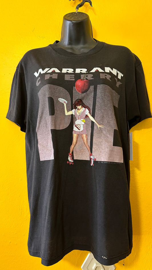 1990 Warrant Cherry Pie Tour Tee M Single Stitch