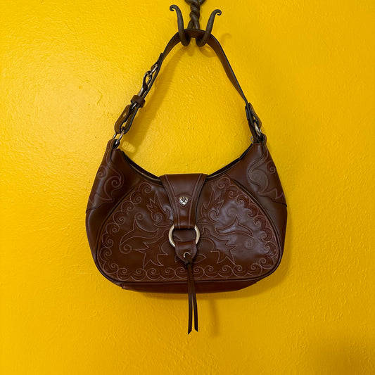 1990s Ariat Leather Cowgirl Purse