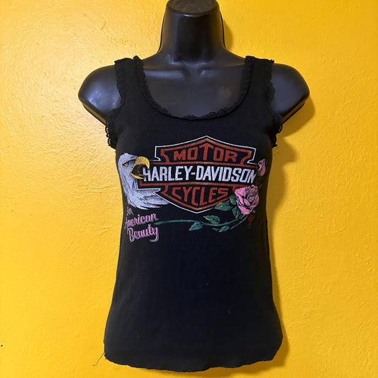 Vintage 1980s Harley Davidson Tank Top Sz S/M