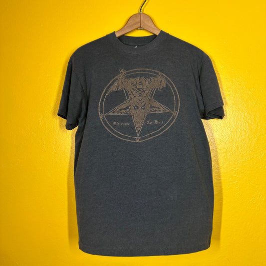 Authentic 1980s Single Stitch Venom Tee Pentagram Sz M Welcome to Hell Authentic