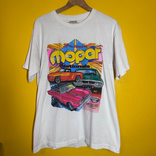 Vintage 1990s Mopar Nationals Participant Tee Shirt Sz L