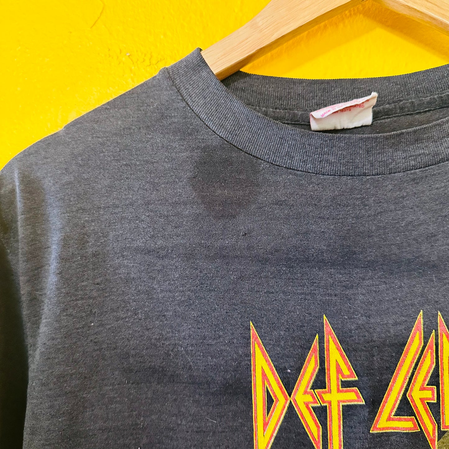 1987/88 Def Leppard Single Stitch Hysteria Tour Tee Sz M